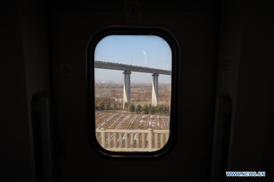 CHINA-SPRING FESTIVAL-TRAVEL RUSH-HIGH SPEED TRAIN-FROM WINTER TO SPRING (CN)