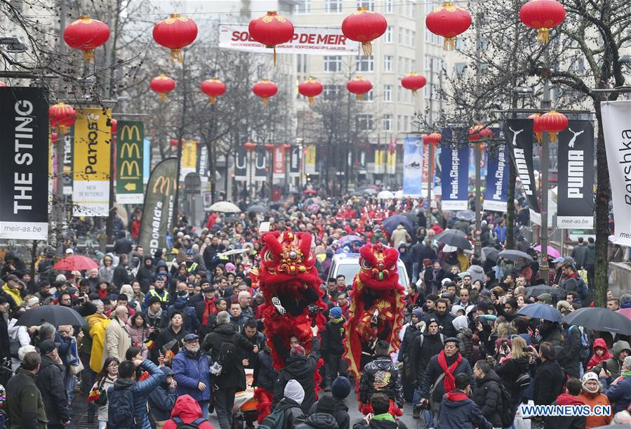 BELGIUM-ANTWERP-CHINESE LUNAR NEW YEAR-PARADE