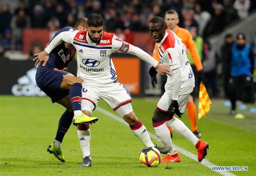 (SP)FRANCE-LYON-SOCCER-LIGUE 1-LYON VS PARIS SAINT-GERMAIN