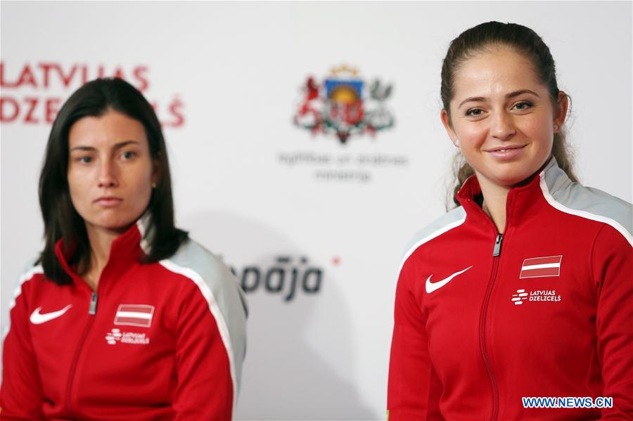 (SP)LATVIA-RIGA-TENNIS-FED CUP