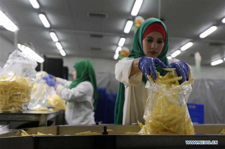 MIDEAST-GAZA-FRENCH-FRIES-FACTORY