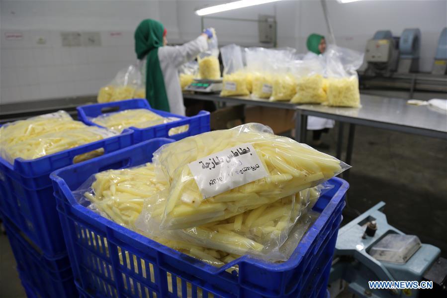 MIDEAST-GAZA-FRENCH-FRIES-FACTORY