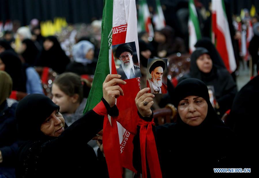 LEBANON-BEIRUT-IRAN-REVOLUTION-ANNIVERSARY