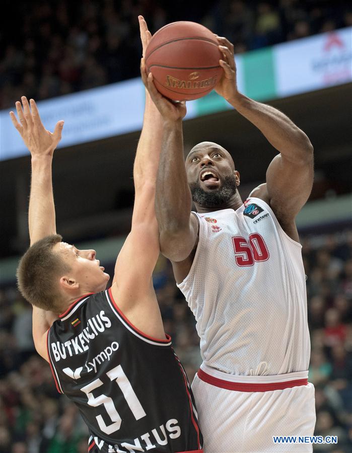 Rytas Vilnius beats AS Monaco 9068 during Top 16 Round 6 match at 2018