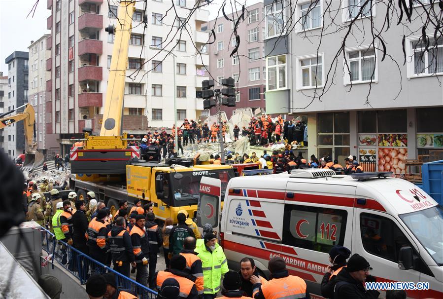 TURKEY-ISTANBUL-BUILDING COLLAPSE