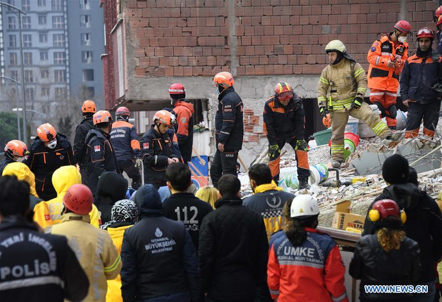 TURKEY-ISTANBUL-BUILDING COLLAPSE