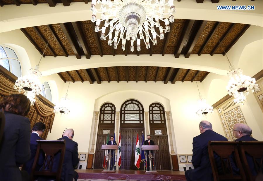 LEBANON-BEIRUT-ITALIAN PM-VISIT