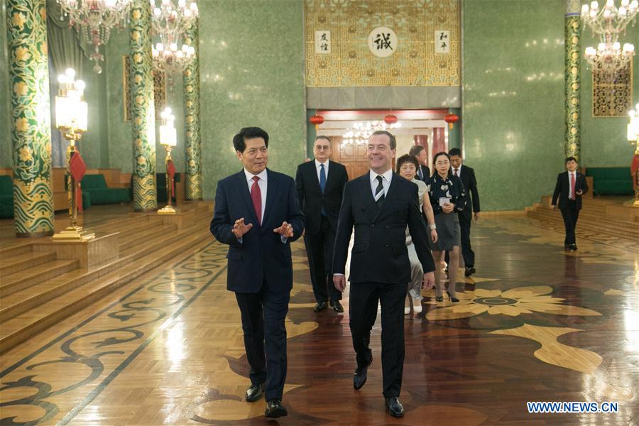 RUSSIA-MOSCOW-DMITRY MEDVEDEV-CHINA-SPRING FESTIVAL-GREETINGS