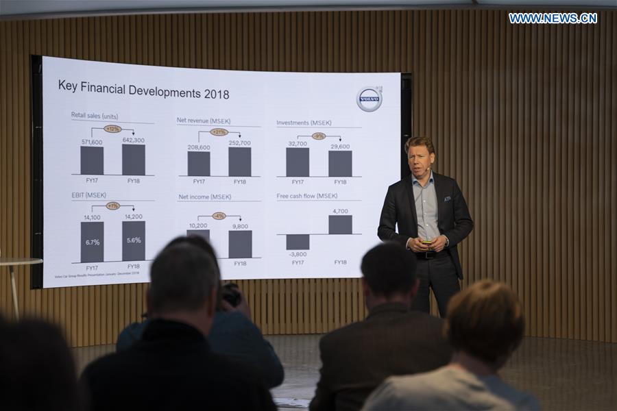SWEDEN-STOCKHOLM-VOLVO CARS-ANNUAL REPORT