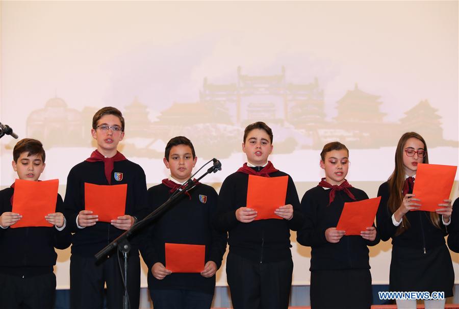 ITALY-TIVOLI-STUDENTS-CHINESE NEW YEAR-CELEBRATION