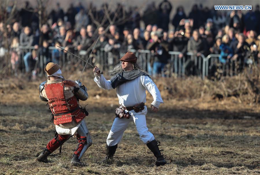 CROATIA-DONJA STUBICA-ANCIENT BATTLE-RE-ENACTMENT