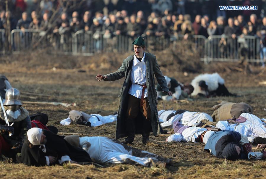 CROATIA-DONJA STUBICA-ANCIENT BATTLE-RE-ENACTMENT