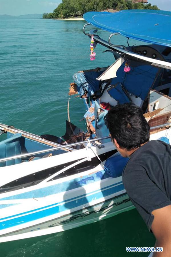 THAILAND-PHUKET ISLAND-SPEEDBOAT CRASH