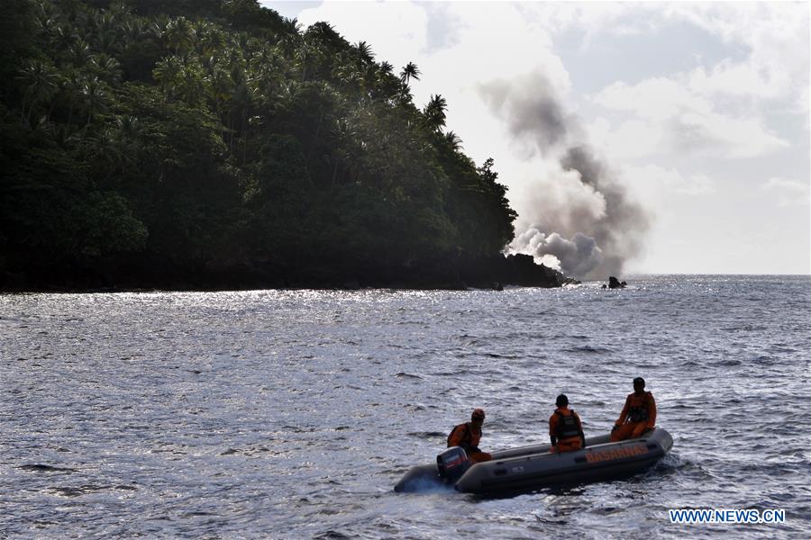 INDONESIA-NORTH SULAWESI-MOUNT KARANGETANG-ERUPTION