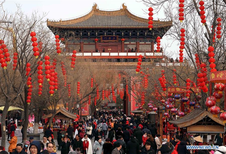 CHINA-HENAN-SPRING FESTIVAL-TOURISM-REVENUE