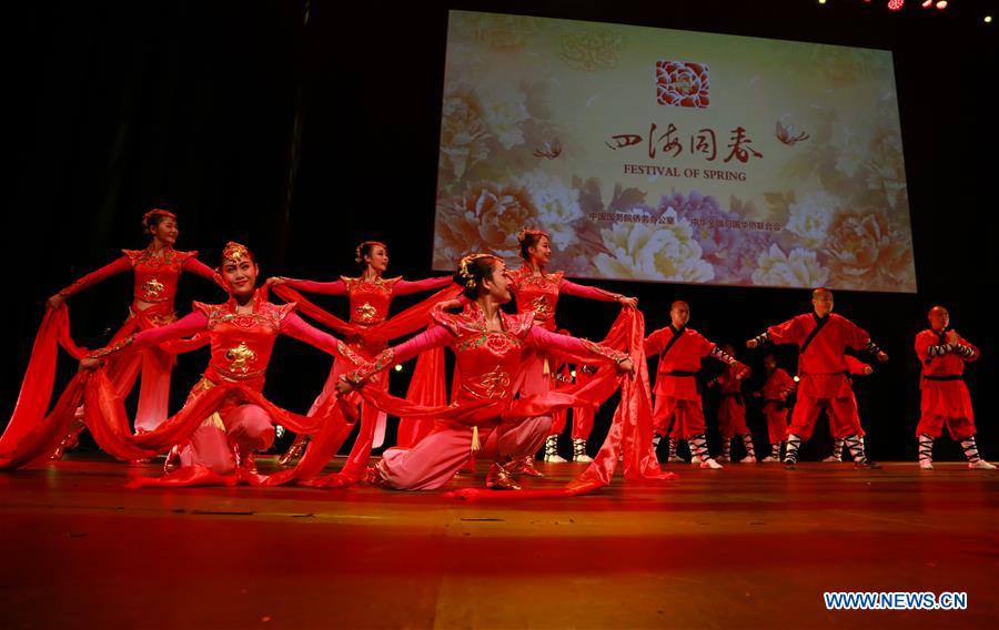 SOUTH AFRICA-CAPE TOWN-CHINESE ARTISTS-PERFORMANCE-SPRING FESTIVAL