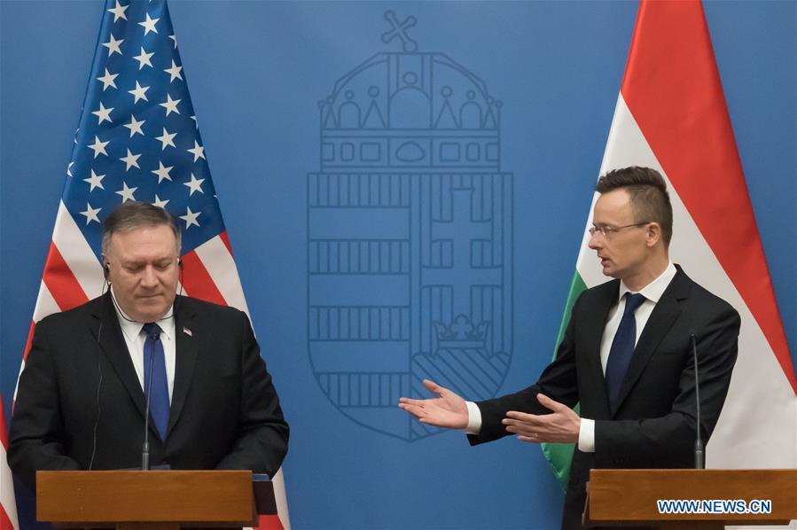 HUNGARY-BUDAPEST-U.S.-SECRETARY OF STATE-VISIT