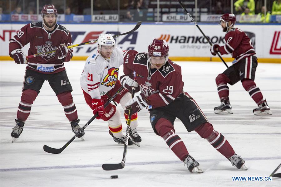 (SP)LATVIA-RIGA-ICE HOCKEY-KHL-DYNAMO VS JOKERIT