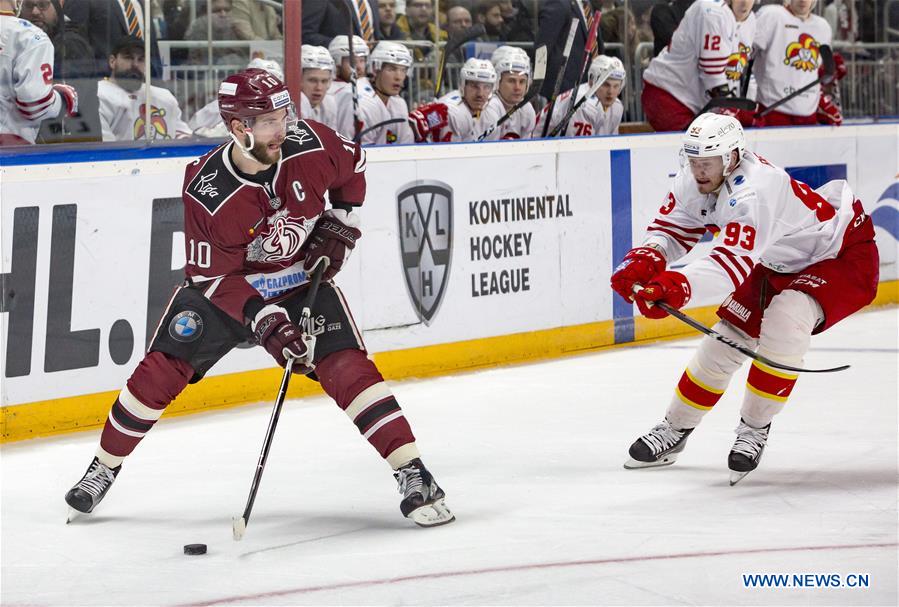 (SP)LATVIA-RIGA-ICE HOCKEY-KHL-DYNAMO VS JOKERIT