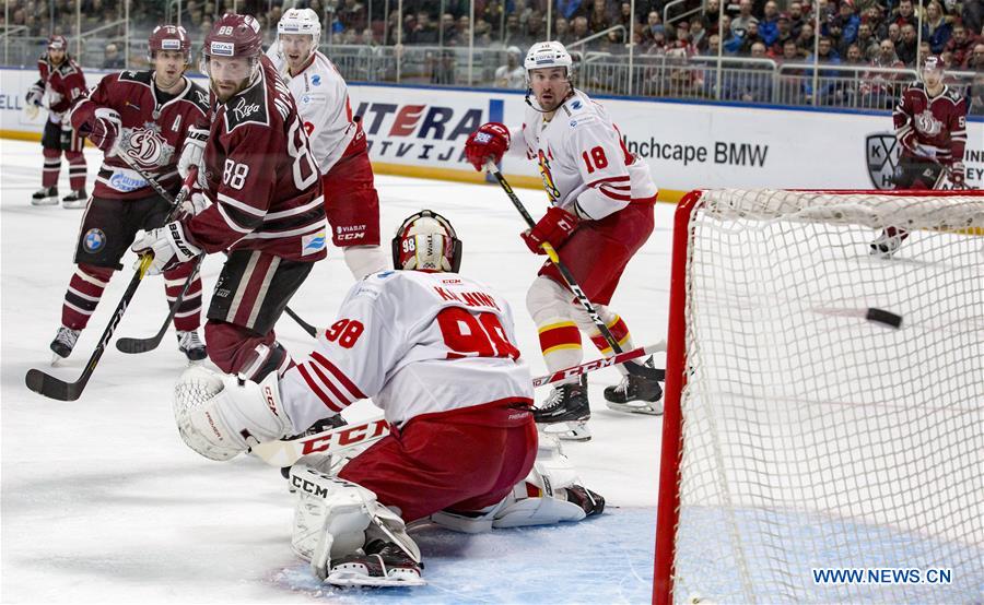 (SP)LATVIA-RIGA-ICE HOCKEY-KHL-DYNAMO VS JOKERIT