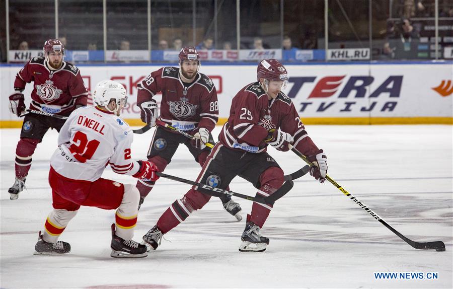(SP)LATVIA-RIGA-ICE HOCKEY-KHL-DYNAMO VS JOKERIT