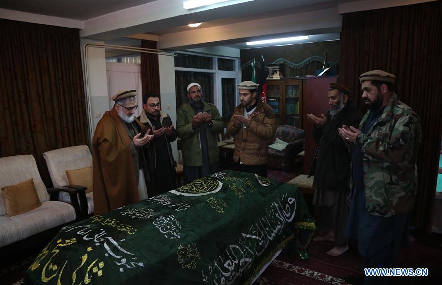 AFGHANISTAN-KABUL-FORMER PRESIDENT-MOURNING