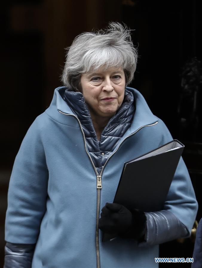 BRITAIN-LONDON-THERESA MAY-UPDATE ON BREXIT