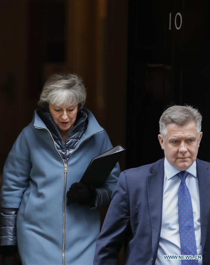 BRITAIN-LONDON-THERESA MAY-UPDATE ON BREXIT