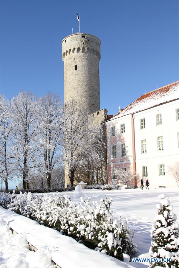ESTONIA-TALLINN-SNOW AND FROST