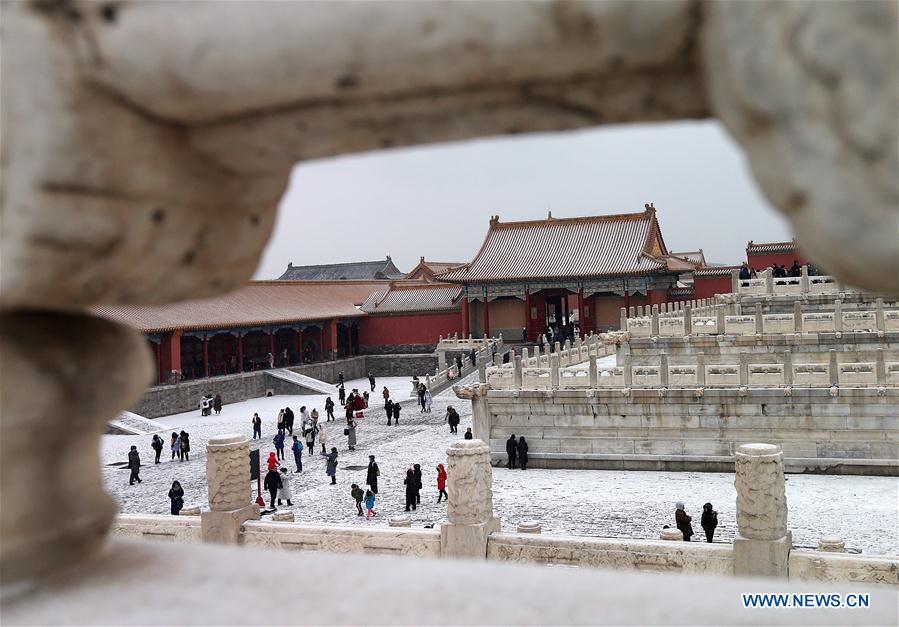(InPalaceMuseum)CHINA-BEIJING-PALACE MUSEUM-SNOW (CN)