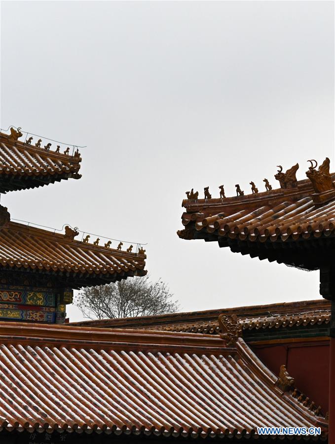 (InPalaceMuseum)CHINA-BEIJING-PALACE MUSEUM-SNOW (CN)