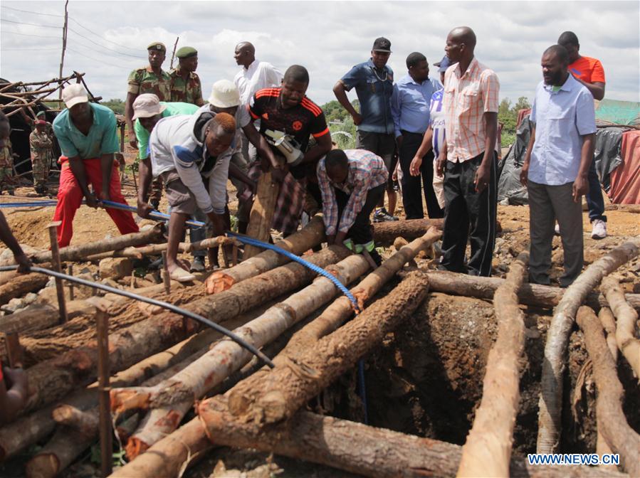 ZIMBABWE-MASHONALAND WEST-MINE FLOOD