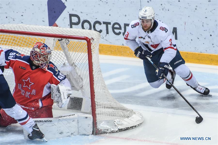 (SP)RUSSIA-MOSCOW-ICE HOCKEY-KHL-CSKA VS SLOVAN