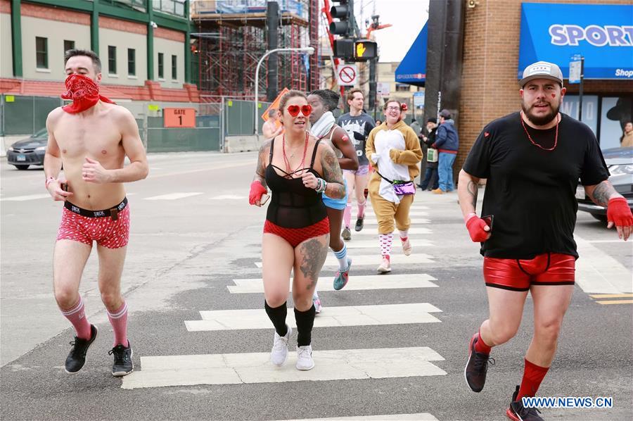 U.S.-CHICAGO-CHARITY-RUN IN UNDERWEAR