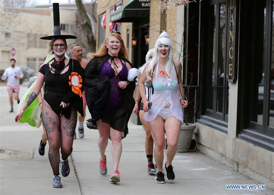 U.S.-CHICAGO-CHARITY-RUN IN UNDERWEAR