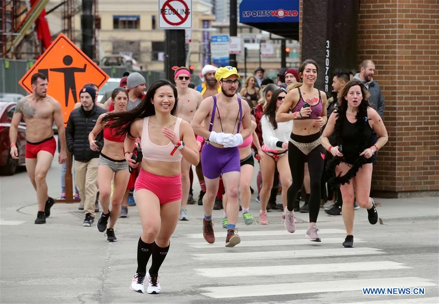 U.S.-CHICAGO-CHARITY-RUN IN UNDERWEAR