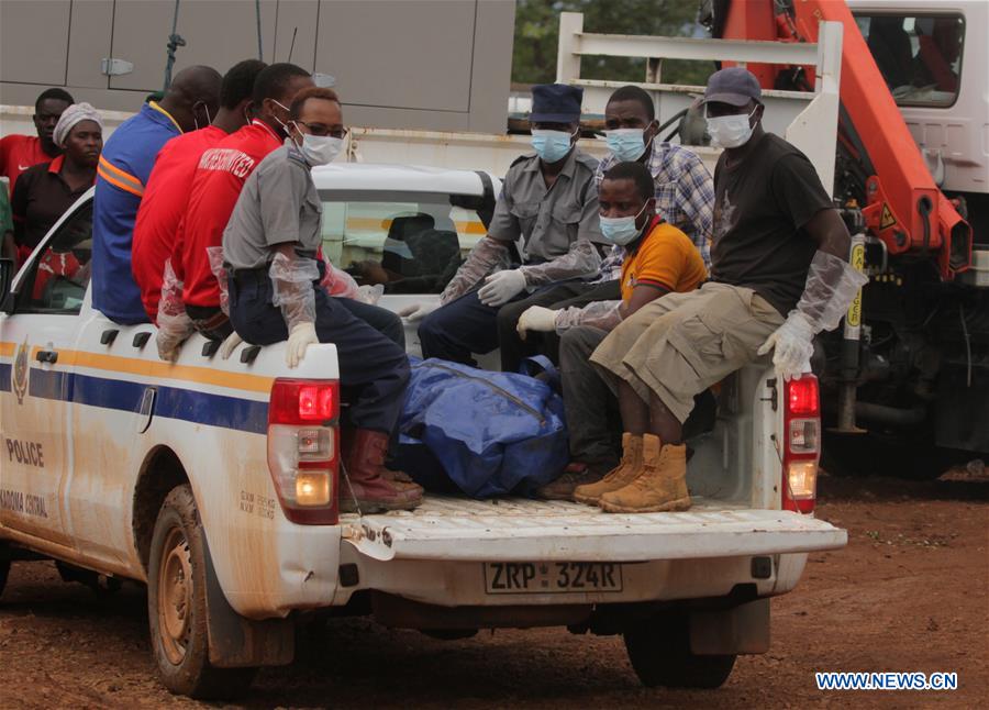 ZIMBABWE-MASHONALAND WEST-MINE FLOOD-RESCUE