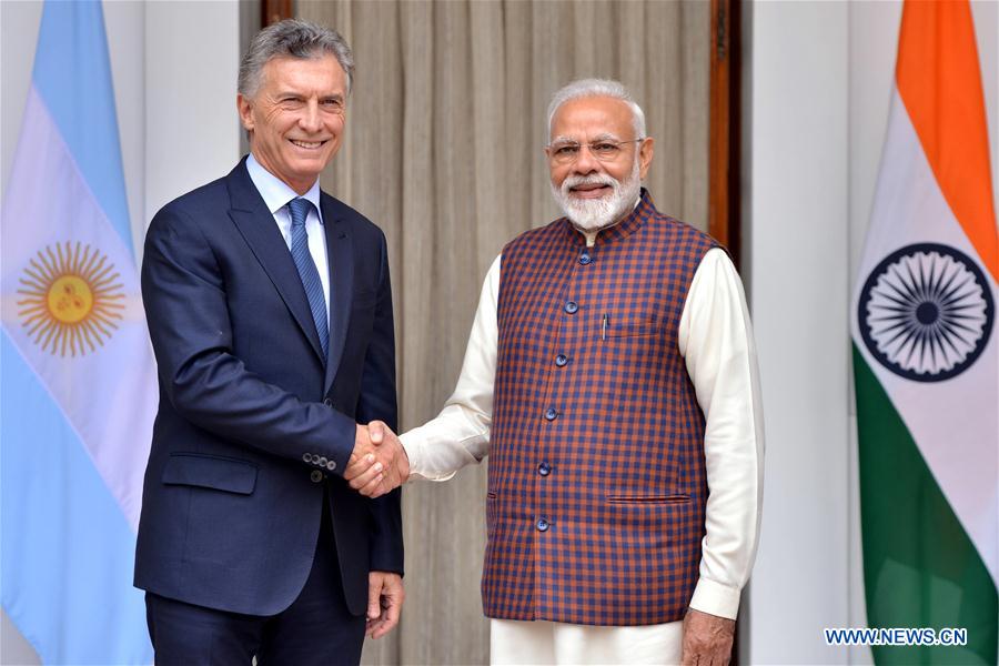 INDIA-NEW DELHI-ARGENTINE PRESIDENT-VISIT