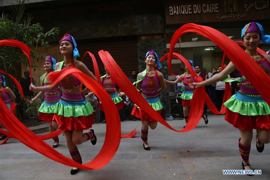 EGYTP-CAIRO-PERFORMANCE-CHINA-DISABLED ART TROUPE
