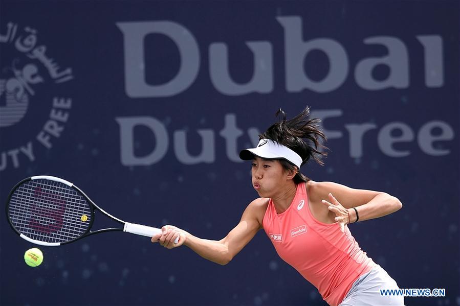 In pics: Dubai Duty Free Tennis WTA Championships - Xinhua