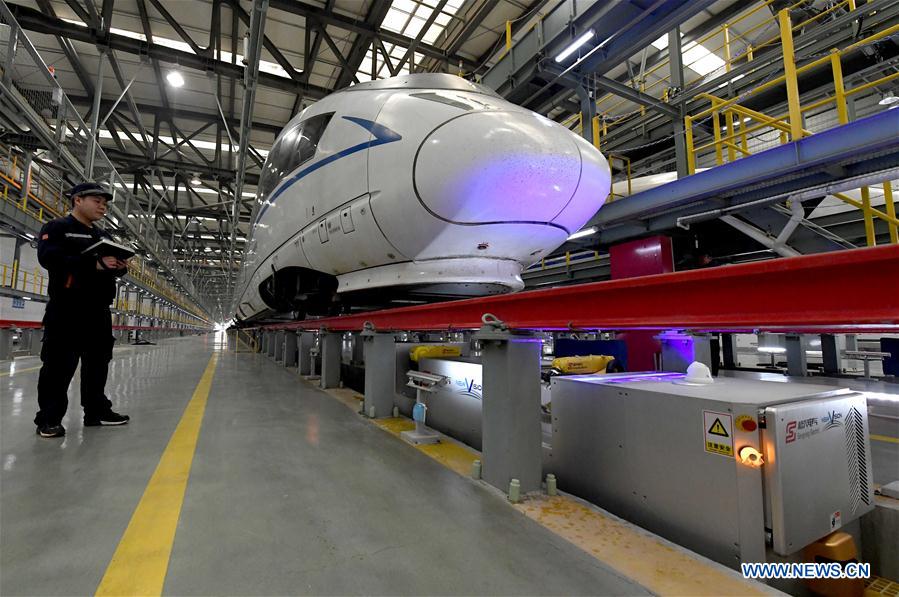 CHINA-HENAN-TRAVEL RUSH-BULLET TRAIN-MAINTENANCE-ROBOT(CN)