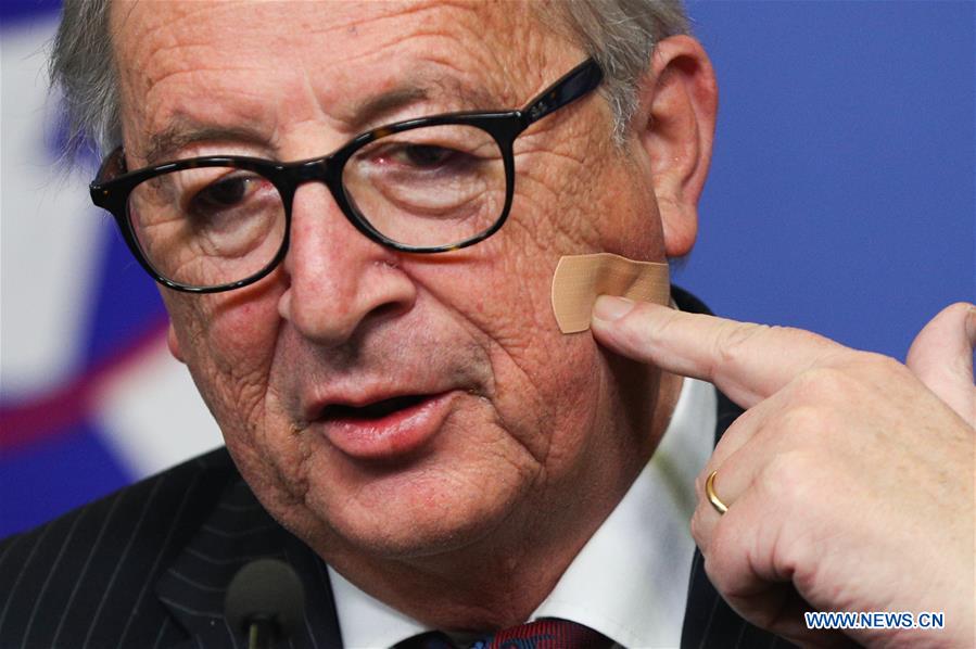 BELGIUM-BRUSSELS-EU-JUNCKER-PRESS CONFERENCE