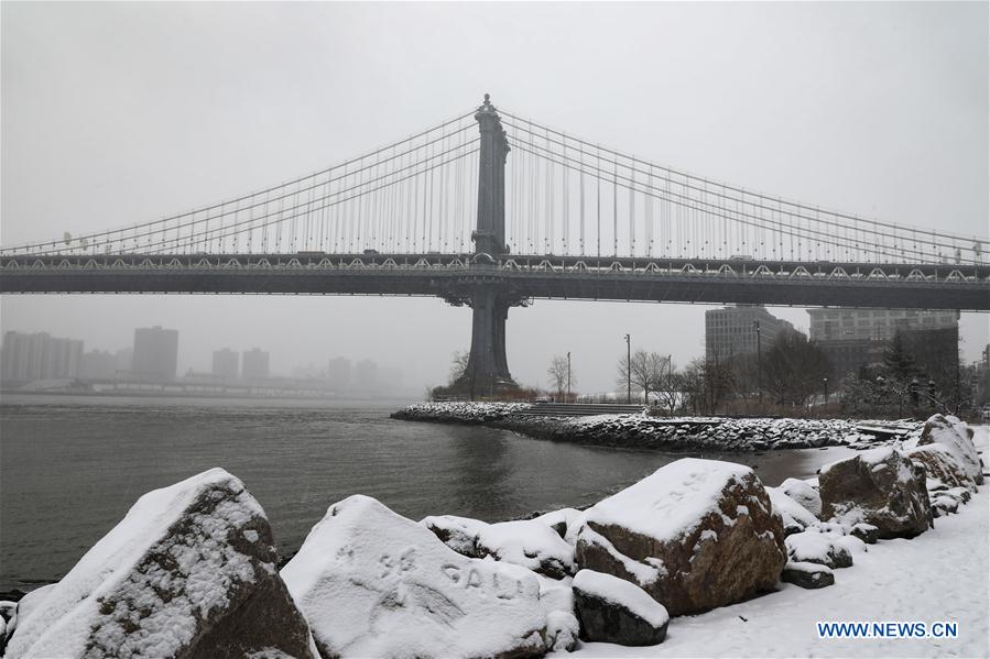 U.S.-NEW YORK-SNOW