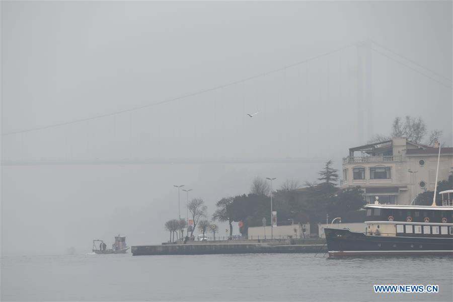 TURKEY-ISTANBUL-HEAVY FOG