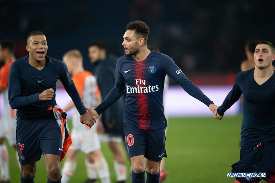 (SP)FRANCE-PARIS-FOOTBALL-LIGUE 1-PARIS SAINT-GERMAIN VS MONTPELLIER