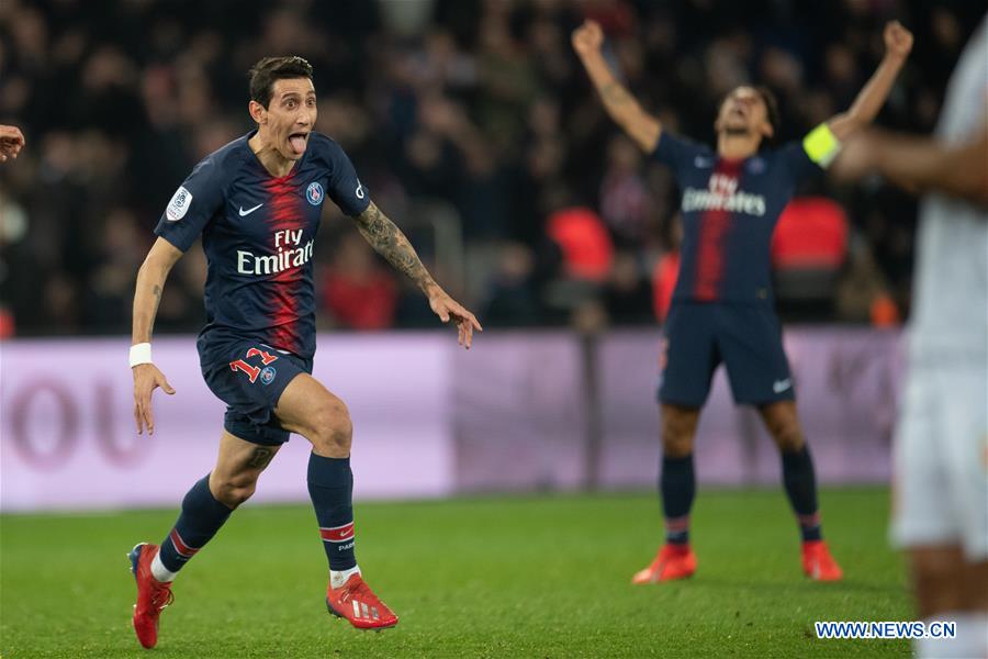 (SP)FRANCE-PARIS-FOOTBALL-LIGUE 1-PARIS SAINT-GERMAIN VS MONTPELLIER