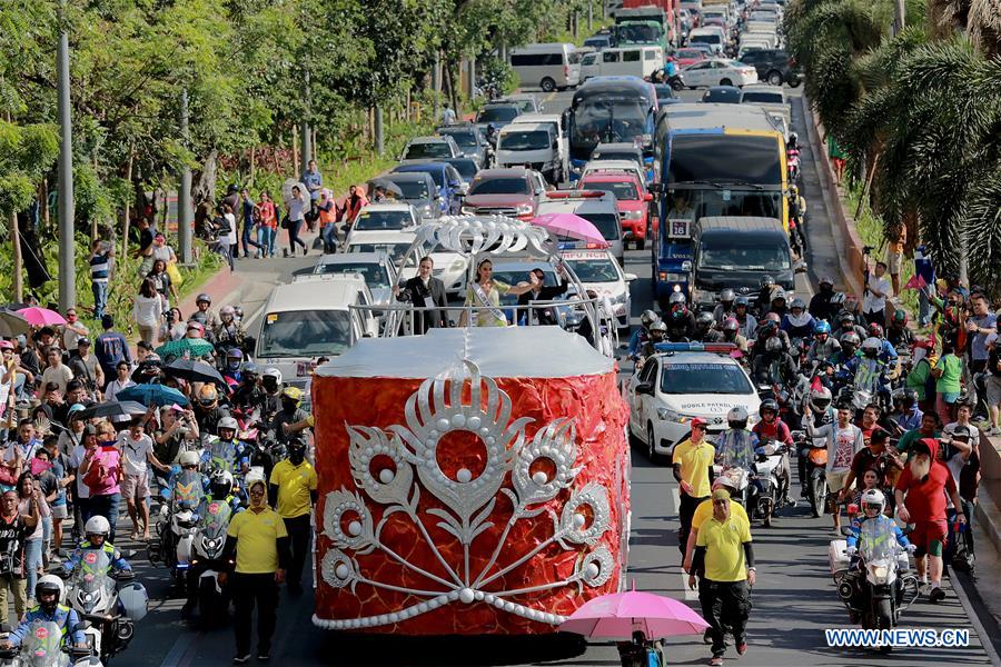 PHILIPPINES-MANILA-MISS UNIVERSE-GRAND HOMECOMING PARADE