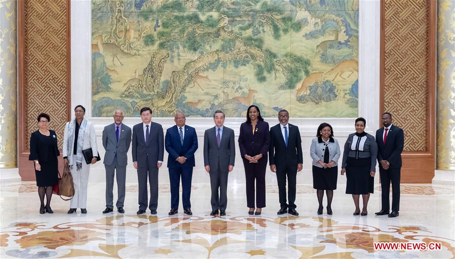 CHINA-BEIJING-WANG YI-CARIBBEAN COUNTRIES-REPRESENTATIVES-MEETING (CN)