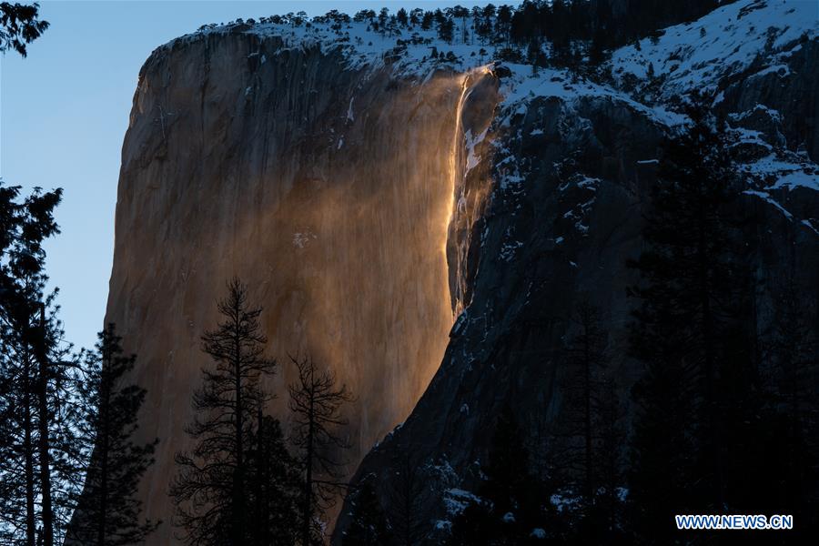 U.S.-CALIFORNIA-YOSEMITE NATIONAL PARK-FIREFALL