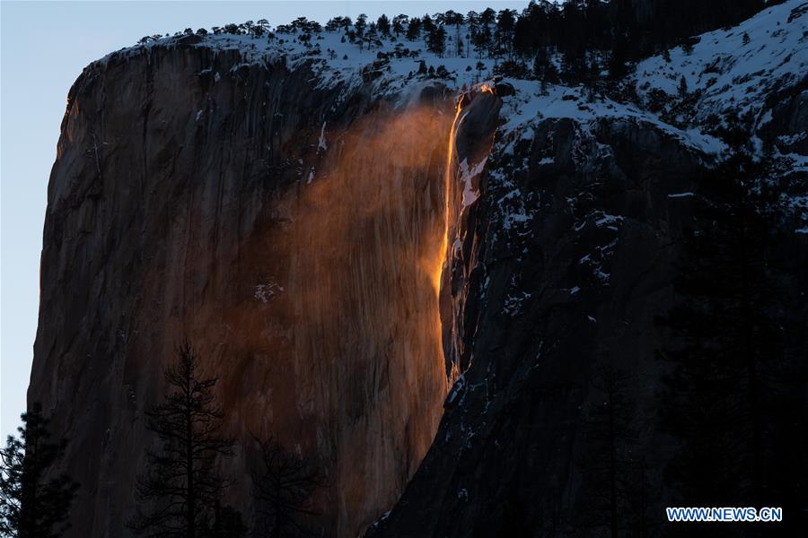 U.S.-CALIFORNIA-YOSEMITE NATIONAL PARK-FIREFALL